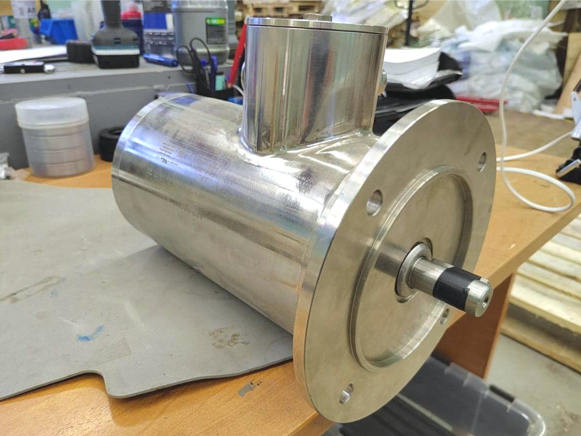 Мотор-редуктор с защитой IP69K 